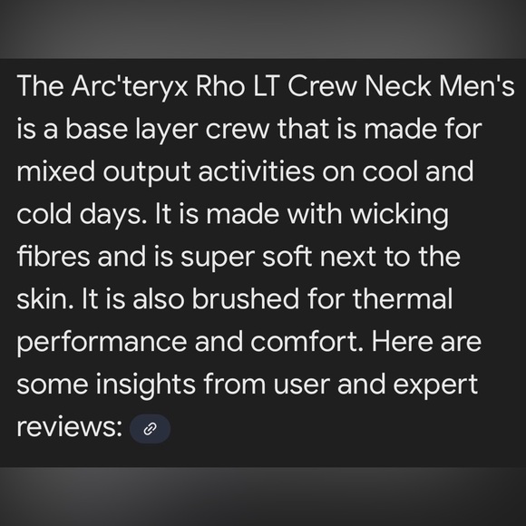 ARCTERYX MENS XL RHO LT CREW NECK BASELAYER RED. MOISTURE WICKING NEVER WORN - Picture 13 of 15